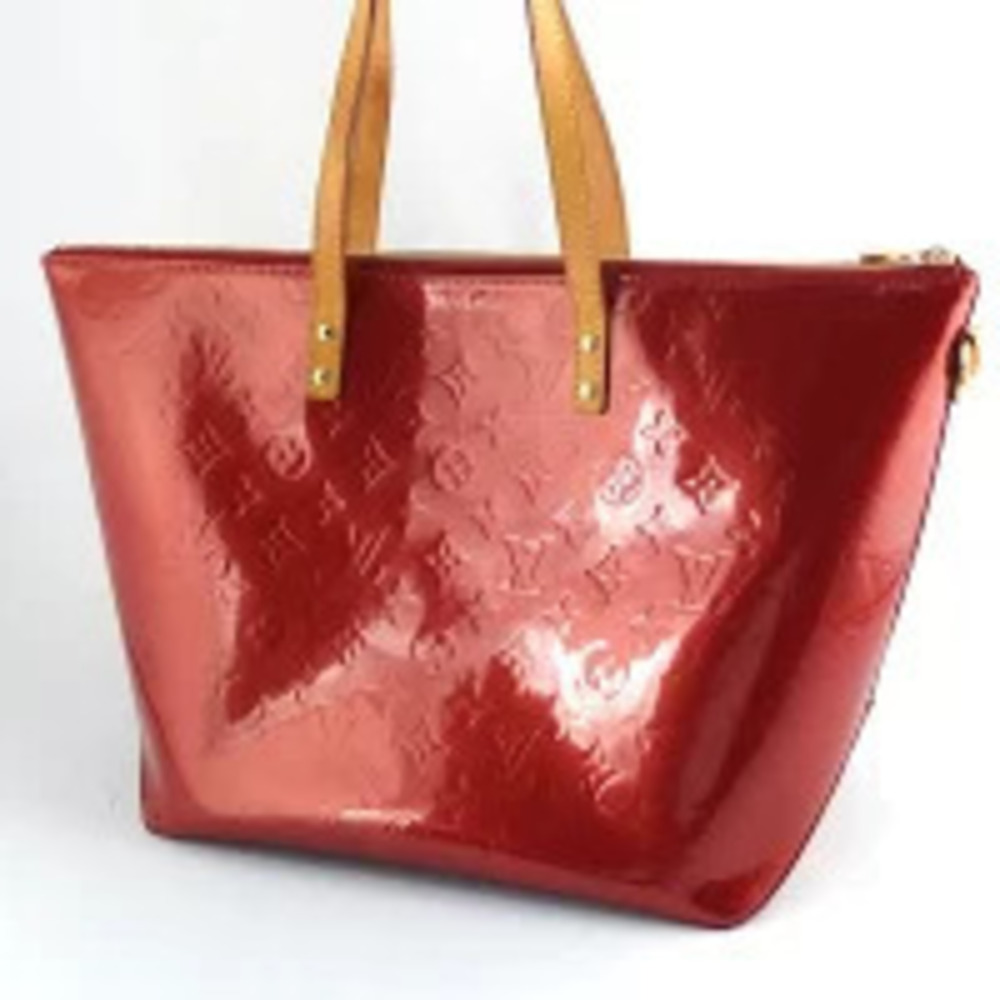 Louis Vuitton Monogram Bellevue Bag Pomme dAmour Vernis Tote Brown